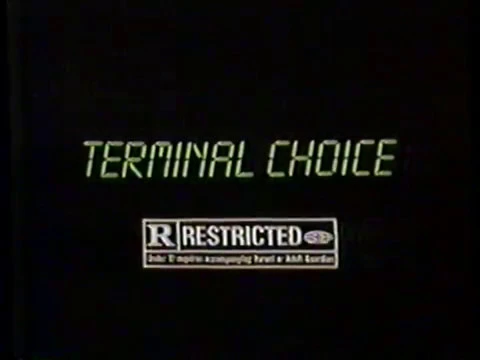 1985 Terminal Choice TV Movie Trailer Commercial
