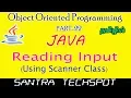 Java Beginners Tutorial in Tamil Reading Input From User Using Scanner Class in Java