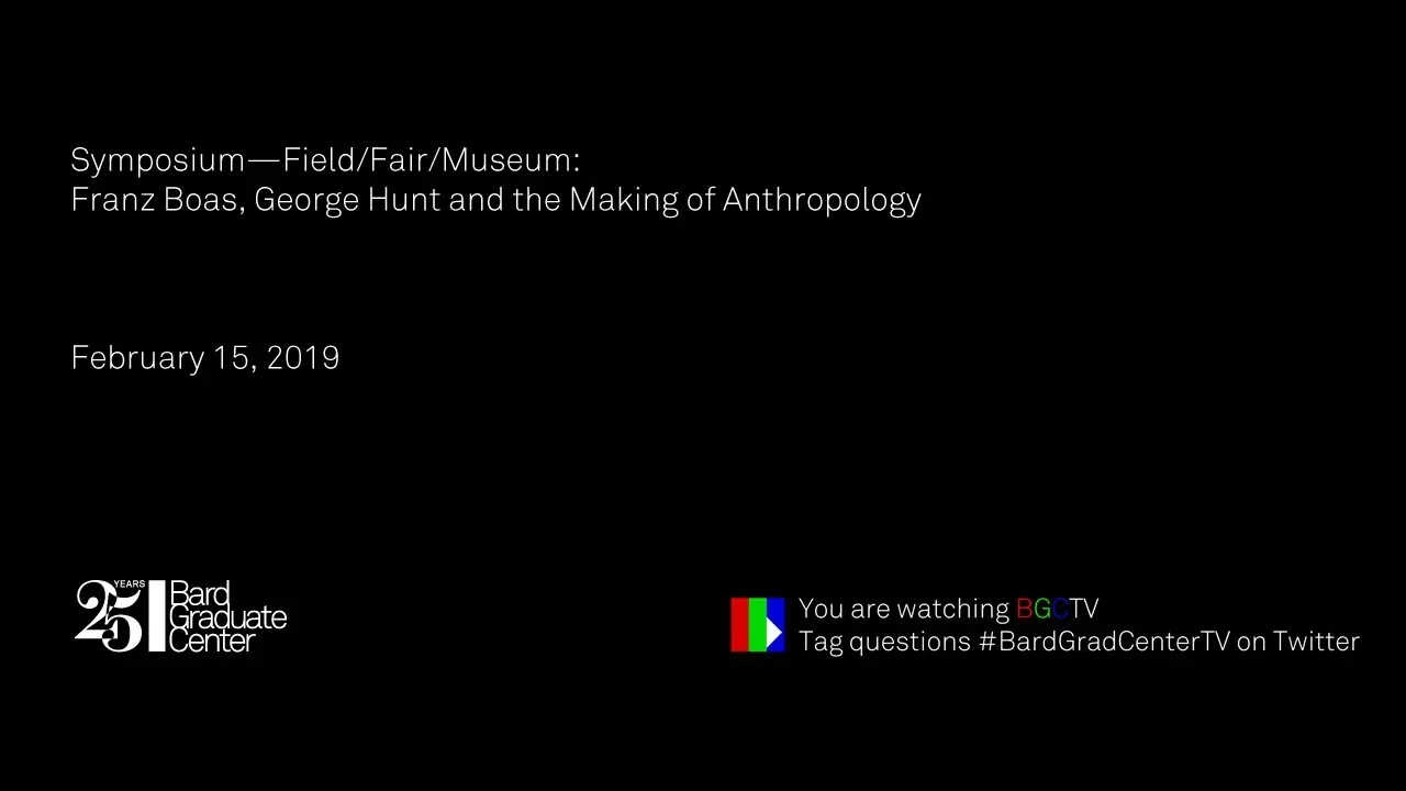 Boas & Hunt: Photography in Anthropology