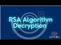 RSA ALGORITHM PROBLEM SOLVED IN RSA ALGORITHM RSA PROBLEM EXPLAINED IN TAMIL