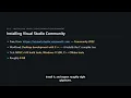 C Programming Windows Setup Visual Studio and MSVC02 03