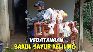 kedatangan bakul sayur keliling di pelosok desa harganya murah2