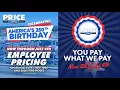Employee Pricing at Price Ford of Turlock Celebrate America s 250th with us