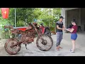 Download Lagu Girl Restores 1974 Yamaha YZ250 for Young Racer Left to Him by His Grandfather | Full Restoration