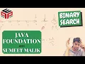 Binary Search Algorithm Functions and Arrays Data Structures and Algorithms in JAVA