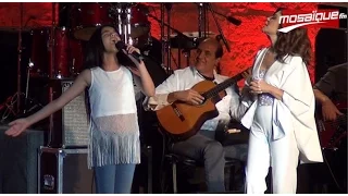  نور قمر   على ركح مسرح قرطاح مع الفنانة سميرة سعيد دندنها