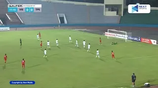 U17 Việt Nam vs U17 Đài Bắc Trung Hoa | Trình Diễn Tưng Bừng, Các Chàng Trai Việt Đè Bẹp Đối Thủ
