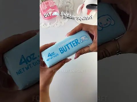 DIY Cinnamoroll Butter Squishy π©΅β¨#squishy #diy #artandcraft #youtubeshorts #shorts #goviral #craft