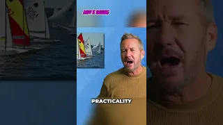 The ULTIMATE Beginner Boat! ⛵️ Sail A Sunfish! ☀️🐟 #beginner #sailboat #ytshorts  #learntosail
