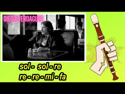 Download MP3 Volveré - Diego Verdaguer 🌟 FLAUTA dulce Notas 👉 FÁCIL