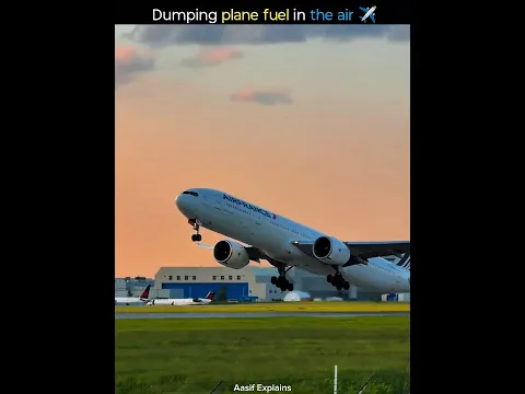Why do planes dump fuel in the air? ✈️