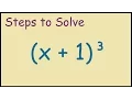 How to solve x 1 3