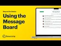 Using the Basecamp Message Board