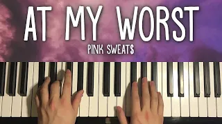 Download How To Play - Pink Sweat$ - At My Worst (Piano Tutorial Lesson) MP3