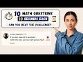 A Real Math Challenge Starts Now 10 problems 100 seconds One chance to prove yourself