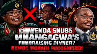 CHIWENGA SNUBS MNANGAGWA’S FUNDRAISING DINNER? — KEMBO MOHADI RECOGNISED!