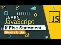 JavaScript If Else Statement Tutorial in Hindi Urdu