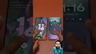 Google And Samsung Phone LCD Compare 