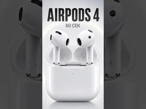 Новые AirPods 4 распаковка за 60 секунд #apple #shorts #airpods
