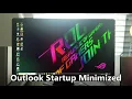 How to Startup Microsoft Outlook with Windows