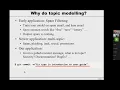 CSS Workshop Series LDA Topic Modeling by Ben Reaves from Metabob