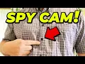 This Spy Button Camera is UNDETECTABLE