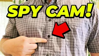 This Spy Button Camera is UNDETECTABLE