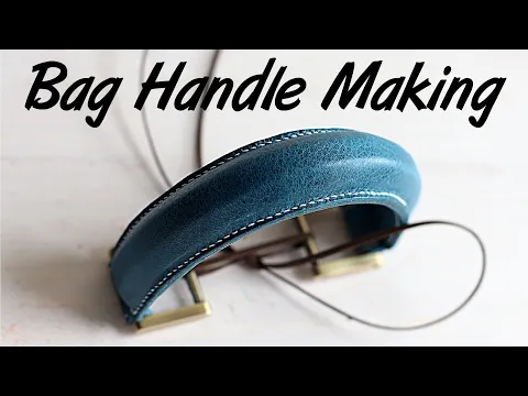Download MP3 Bag handle making with useless leather / Leather craft technique