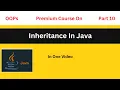 Inheritance In Java Type of Inheritance OOPs Hindi