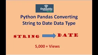 Python pandas converting string to date datatype