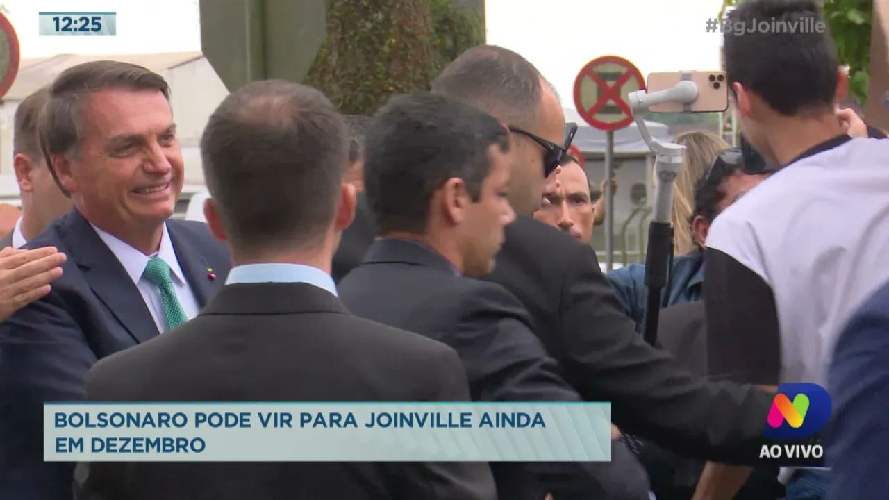 Bolsonaro pode vir para Joinville ainda em dezembro