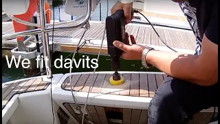 We fit davits.  Davits & Dogs!
