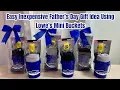 Easy Inexpensive Father s Day Gift Idea Using Lowes Mini Buckets