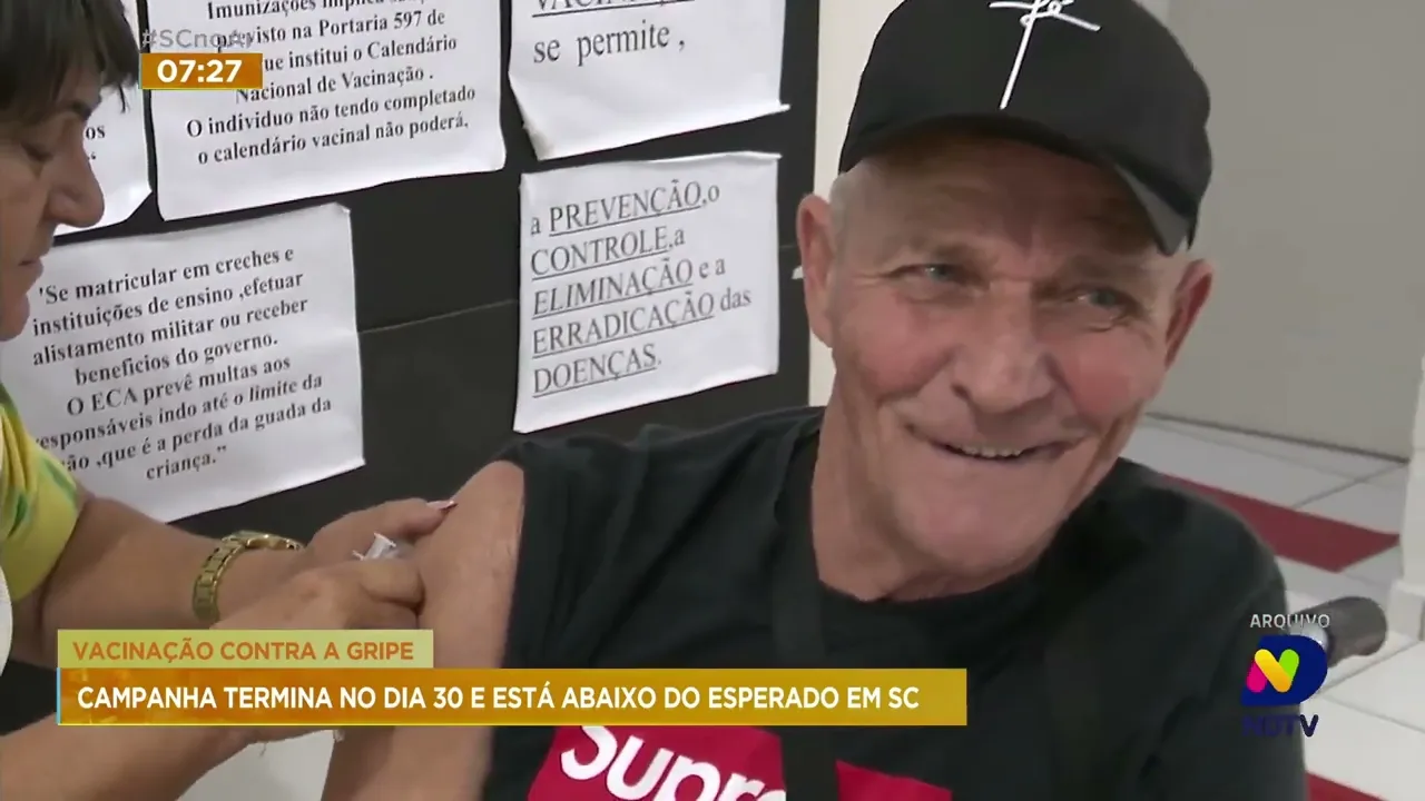 Campanha Nacional contra a gripe termina no dia 30 deste mês