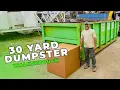 30 Yard Dumpster Rental Walkthrough Pack Mule Dumpsters Dayton Cincinnati Springfield