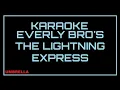 Karaoke - Everly Brothers, The-The Lightning Express