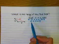 Finding the Range of the 3rd Side of a Triangle