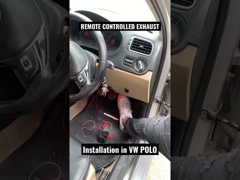 Download MP3 REMOTE CONTROLLED EXHAUST installation in VW POLO