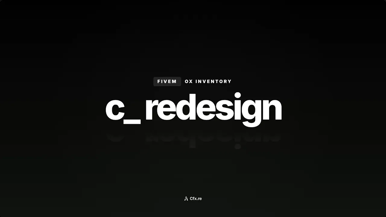 c_inventory — Minimalist OX Inventory Redesign