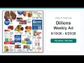 Dillons Weekly Ad 26 - 26 Best Deals