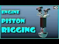 Engine Piston Rigging in Autodesk Maya 2017