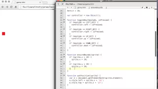 Learning HTML and JavaScript with a Simple Shooting Game Lesson 3
