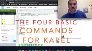 CodeHS Karel - The four basic commands for Karel