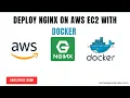 Deploy NGINX on AWS EC2 with Docker Step-by-Step Guide for Beginners