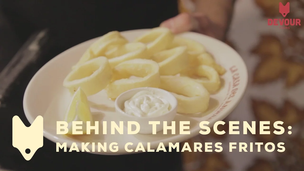Behind the Scenes of a Tapas Bar: Making Calamares Fritos
