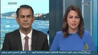 شاهدو المذيعه حق الجزيره تقوال ال منصور صالح انيس منصور شوفو الرد الله عليك يامنصور 
