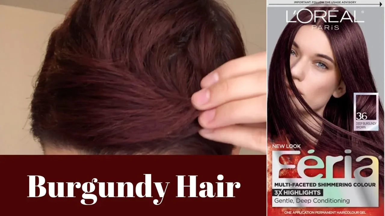 trending How to colour hair at home using Loreal Paris casting cream gloss burgundy | #cutiepie #lor. 