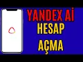 CREATING A YANDEX AI ACCOUNT