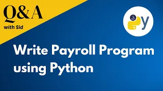 How to write payroll program using python