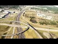 Emirates EK 221 from Dubai to Dallas - Aerial View of city while landing on Dallas Fortworth Airport